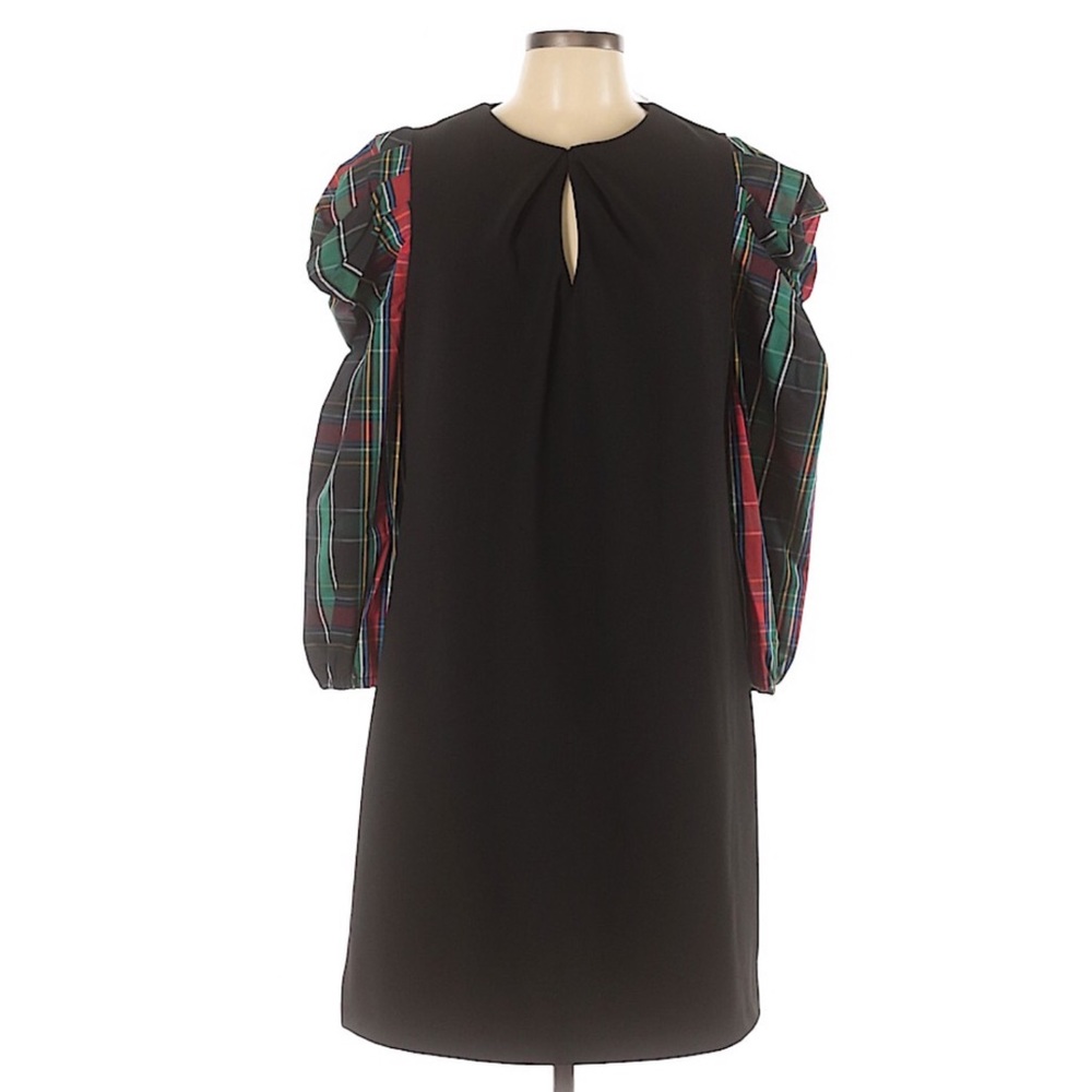 NWT Cute Dress Puff sleeves dress,Checkered Style